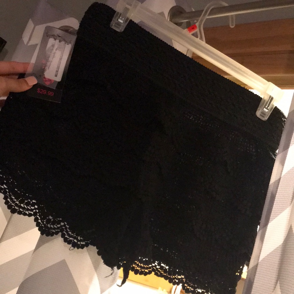 Lace shorts